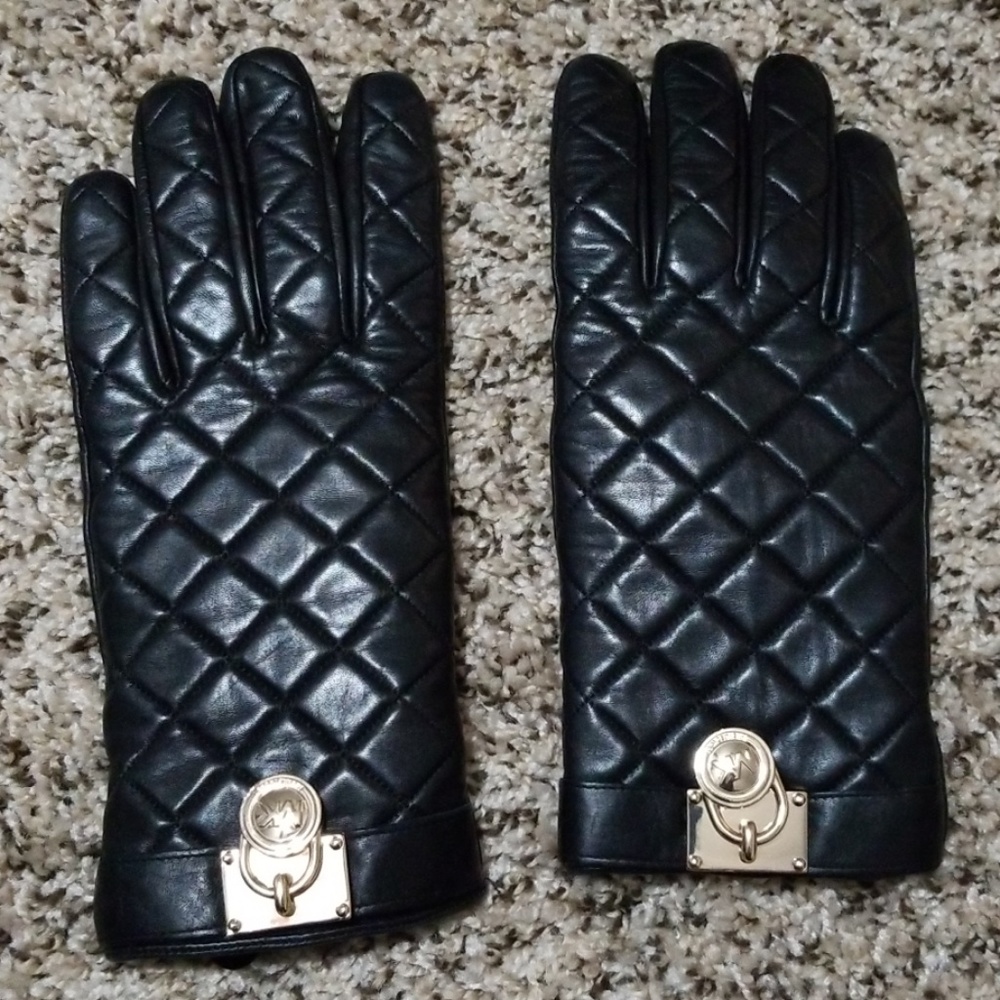 Michael Kors leather gloves